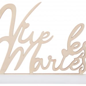 Occasions speciales, mariage, centre de table, vive les maries