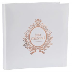 Occasions spéciales, mariage, livre d or, rose gold