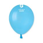 Ballons latex, ballons couleurs unis, 13 cm, bleu lagon