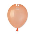 Ballons latex, ballons couleurs unis, 13 cm, peche