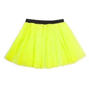 Accessoires de fêtes, tutu, jaune fluo