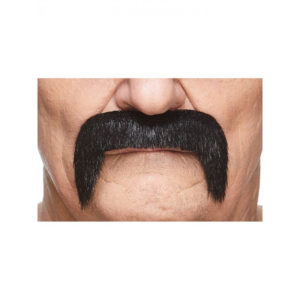 Accessoires de fête, moustache, baroudeur, noire