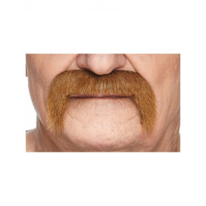 Accessoires de fête, moustache, baroudeur, roux