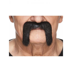 Accessoires de fêtes, moustaches, motard, noire