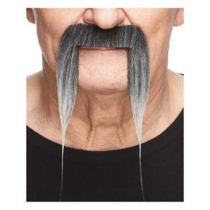 Accessoires de fêtes, moustaches, pirates, grise