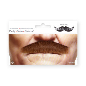 Accessoires de fêtes, moustaches, policier, rousse