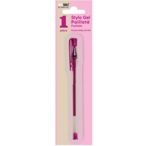 Anniversaire adulte, stylo, fuchsia