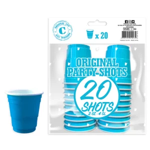 Décoration de table, Shooters, Original cup, turquoise