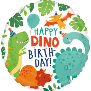 Anniversaire enfant, Dinosaure, Ballon, Happy dino