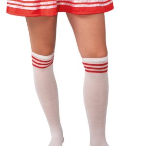 ACCESSOIRES DE FETE-CHAUSSETTES POMPOM GIRL-CHAUSSETTES