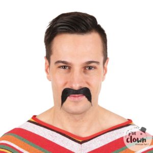 ACCESSOIRES DE FETE-MOUSTACHES-MOUSTACHES ET BARBES-MOUSTACHE MEXICAINE NOIR