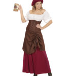 ACCESSOIRES DE FETE-DEGUISEMENT-DEGUISEMENTS-DEGUISEMENT ADULTE-DEGUISEMENT SERVEUSE DE TAVERNE-DEGUISEMENT MEDIEVAL FEMME