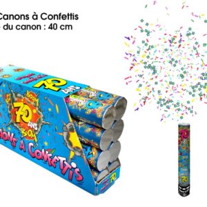 ARTICLES DE FETE-CANON A CONFETTIS-CANNON A CONFETTIS AGE-CANON A CONFETTIS 70 ANS