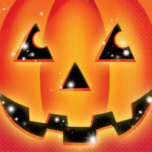 FETESETOCCASIONS-HALLOWEEN-CITROUILLE-SERVIETTES