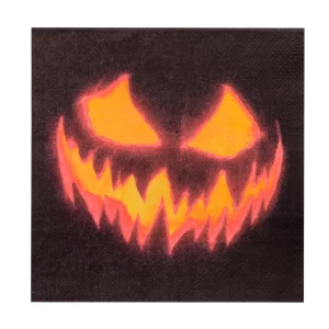 FETESETOCCASIONS-HALLOWEEN-CREEPYPUMPKIN-SERVIETTES