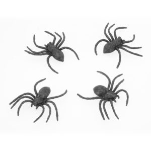 FETESETOCCASIONS-HALLOWEEN-INSECTES-4ARAIGNEES-NOIRES