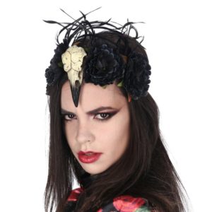 FETESETOCCASIONS-HALLOWEEN-LOUPSETMASQUES-BANDEAU-VAUDOU-TETEDOISEAU